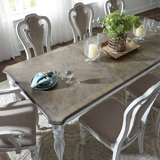 Liberty Furniture - Magnolia Manor 5 Piece Leg Table Set - 244-DR-5LTS veiw 2