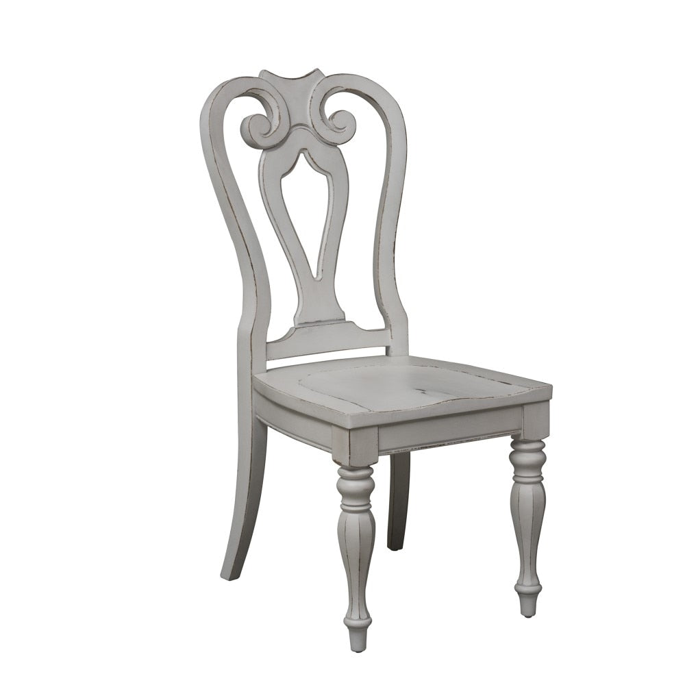 Liberty Furniture - Magnolia Manor 5 Piece Pedestal Table Set - 244-DR-5PDS veiw 6