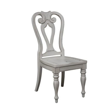 Liberty Furniture - Magnolia Manor 5 Piece Pedestal Table Set - 244-DR-5PDS veiw 6