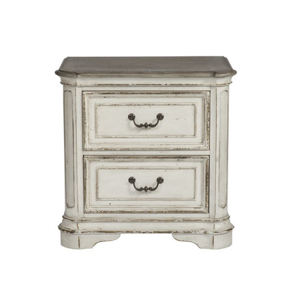 Liberty Furniture - Magnolia Manor 5 Piece Queen Uph Bed, Dresser & Mirror, Chest, Nightstand Set - 244-BR-QUBDMCN veiw 7