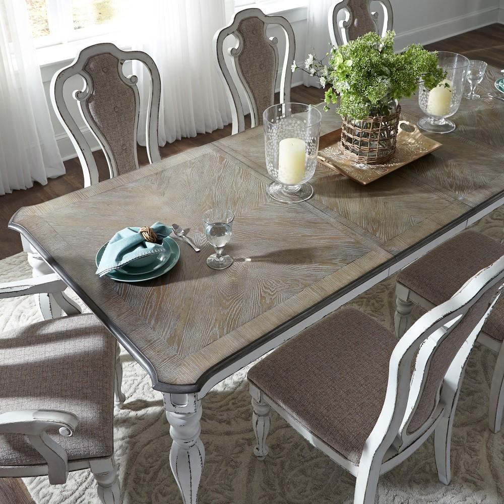 Liberty Furniture - Magnolia Manor 5 Piece Rectangular Table Set - 244-DR-5RLS veiw 2