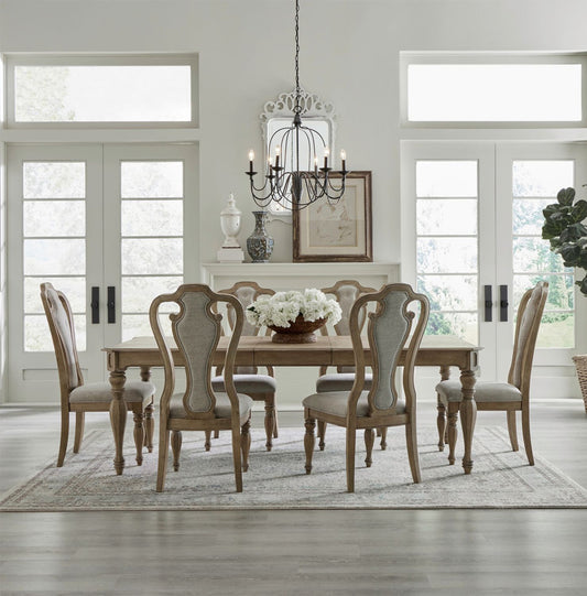 Liberty Furniture - Magnolia Manor 7 Piece Rectangular Table Set  - 244N-DR-7RLS veiw 1