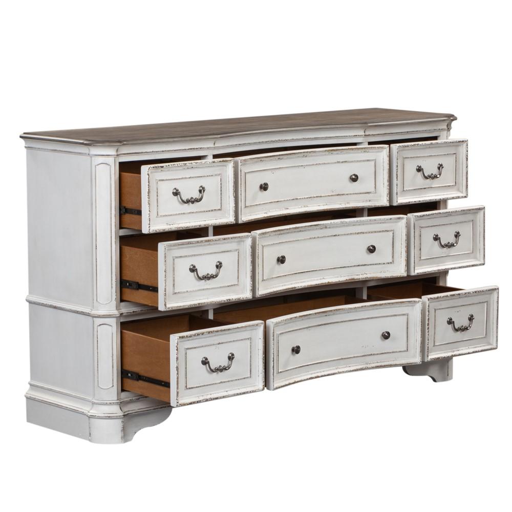 Liberty Furniture - Magnolia Manor 9 Drawer Dresser - 244-BR34 veiw 3