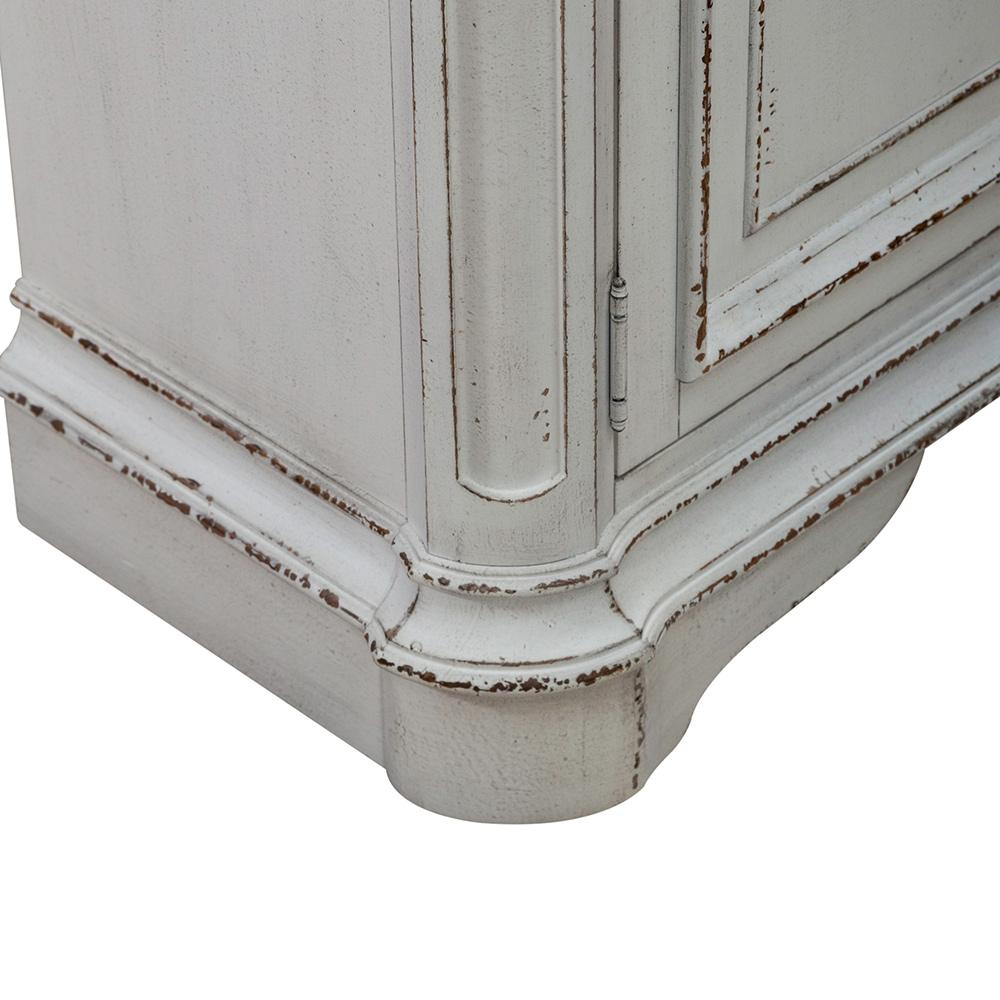 Liberty Furniture - Magnolia Manor Accent Cabinet in Antique White & Weathered Bark - 244-AC1000 veiw 4