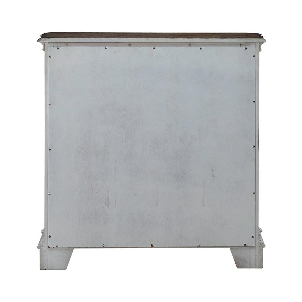 Liberty Furniture - Magnolia Manor Accent Cabinet in Antique White & Weathered Bark - 244-AC1000 veiw 7