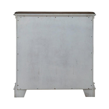 Liberty Furniture - Magnolia Manor Accent Cabinet in Antique White & Weathered Bark - 244-AC1000 veiw 7