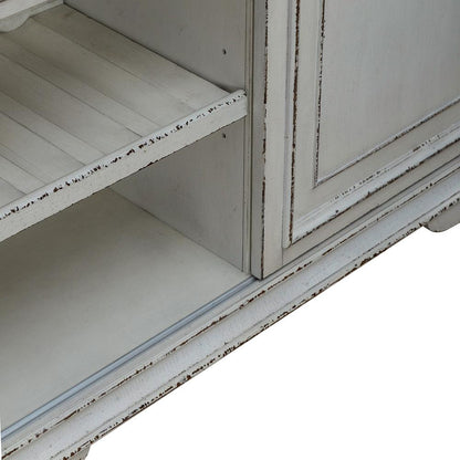 Liberty Furniture - Magnolia Manor Bar Cart in Antique White & Weathered Bark - 244-AT3000 veiw 5