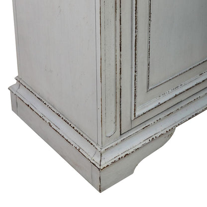 Liberty Furniture - Magnolia Manor Bar Cart in Antique White & Weathered Bark - 244-AT3000 veiw 7