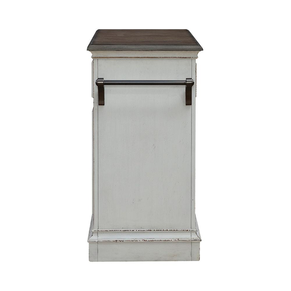 Liberty Furniture - Magnolia Manor Bar Cart in Antique White & Weathered Bark - 244-AT3000 veiw 9
