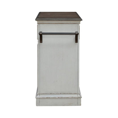 Liberty Furniture - Magnolia Manor Bar Cart in Antique White & Weathered Bark - 244-AT3000 veiw 9