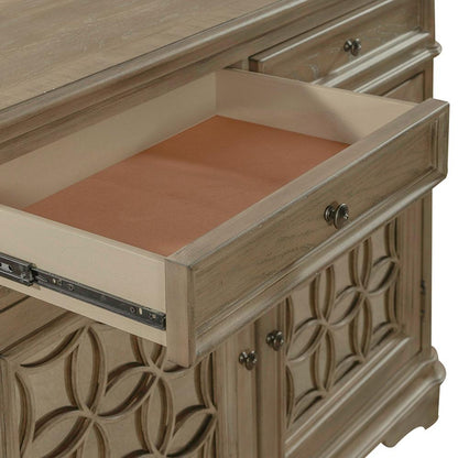Liberty Furniture - Magnolia Manor Buffet in Weathered Bisque - 244N-CB5692 veiw 11