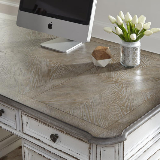 Liberty Furniture - Magnolia Manor Complete Desk - 244-HOJ-CDS veiw 2