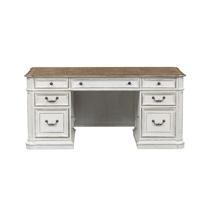 Liberty Furniture - Magnolia Manor Complete Desk - 244-HOJ-CDS veiw 3