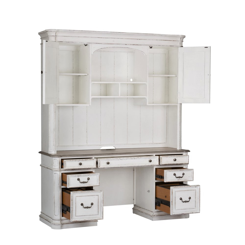 Liberty Furniture - Magnolia Manor Complete Desk - 244-HOJ-CDS veiw 7