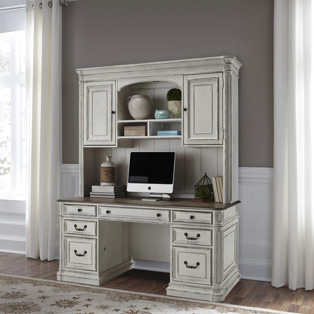Liberty Furniture - Magnolia Manor Complete Desk - 244-HOJ-CDS veiw 8