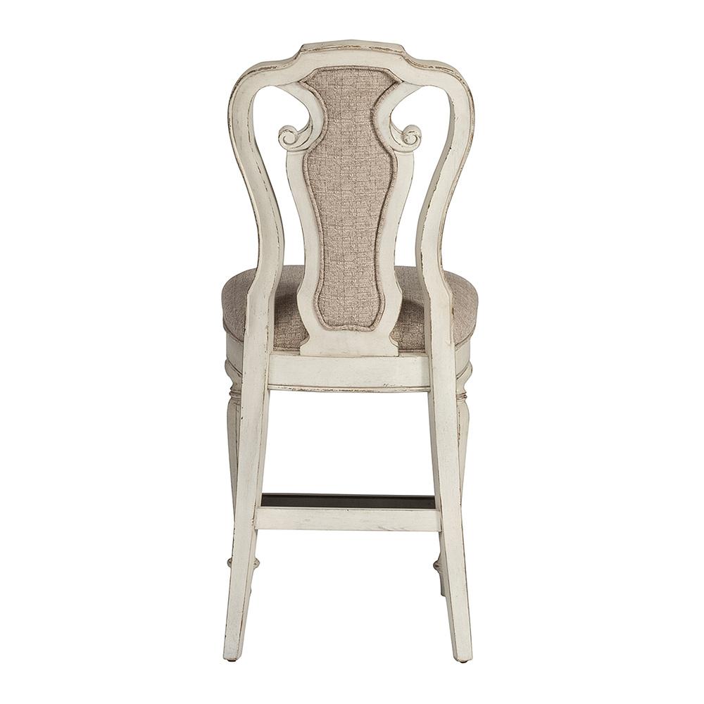 Liberty Furniture - Magnolia Manor Counter Height Chair  in Antique White & Weathered Bark - 244-B650124 veiw 5