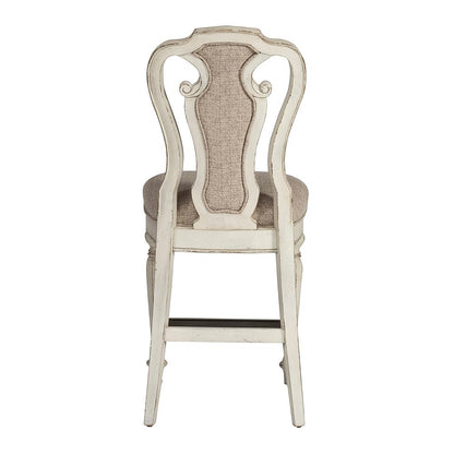 Liberty Furniture - Magnolia Manor Counter Height Chair  in Antique White & Weathered Bark - 244-B650124 veiw 5