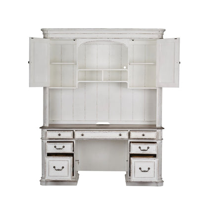 Liberty Furniture - Magnolia Manor Credenza & Hutch - 244-HOJ-CHS veiw 4