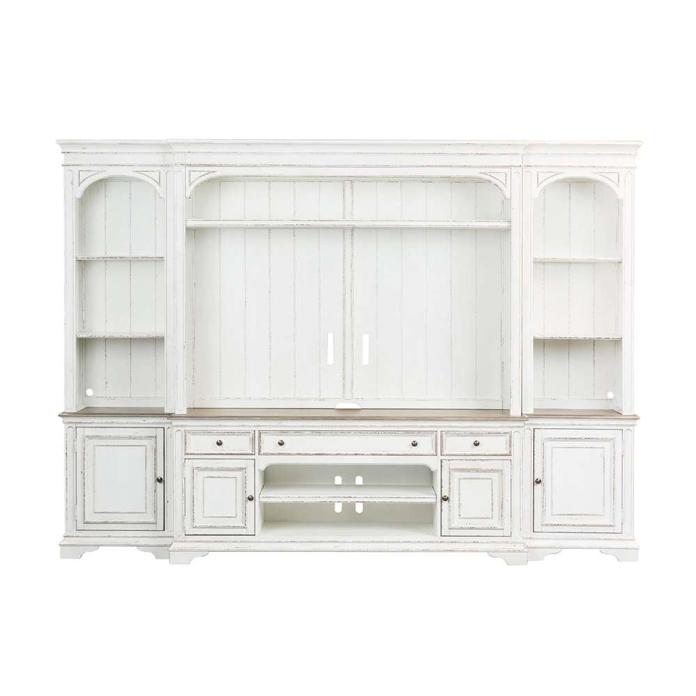 Liberty Furniture - Magnolia Manor Entertainment Center with Piers  - 244-ENTW-ECP veiw 3