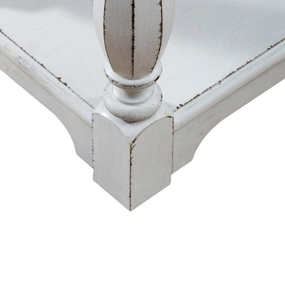 Liberty Furniture - Magnolia Manor Hall Console in Antique White & Weathered Bark - 244-AT2003 veiw 10