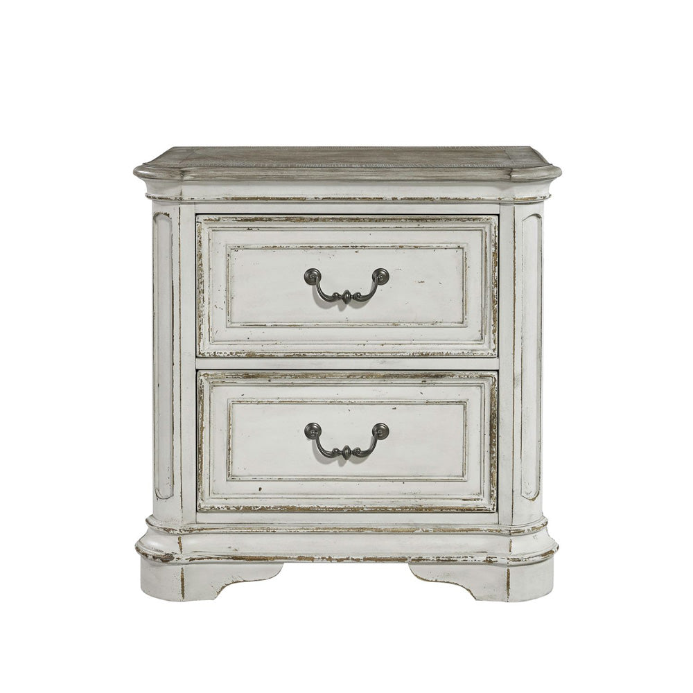 Liberty Furniture - Magnolia Manor King Panel Bed, 2 Nightstands - 244-BR-KPB2NS view 6