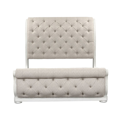 Liberty Furniture - Magnolia Manor King Uph Sleigh Bed, 2 Bedside Chests - 244-BR-KUSL2BSC view 2