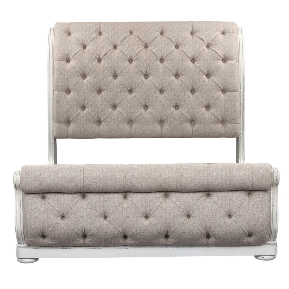 Liberty Furniture - Magnolia Manor King Uph Sleigh Bed, 2 Nightstands - 244-BR-KUSL2NS view 2