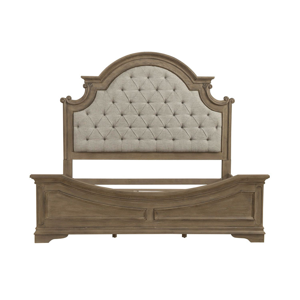 Liberty Furniture - Magnolia Manor King Upholstered Bed, 2 Nightstands - 244N-BR-KUB2NS view 3