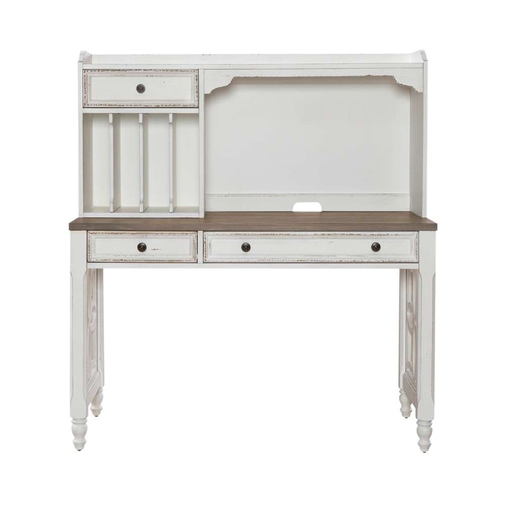 Liberty Furniture - Magnolia Manor L Shaped Leg Desk Set  - 244-HOJ-LSLD veiw 3