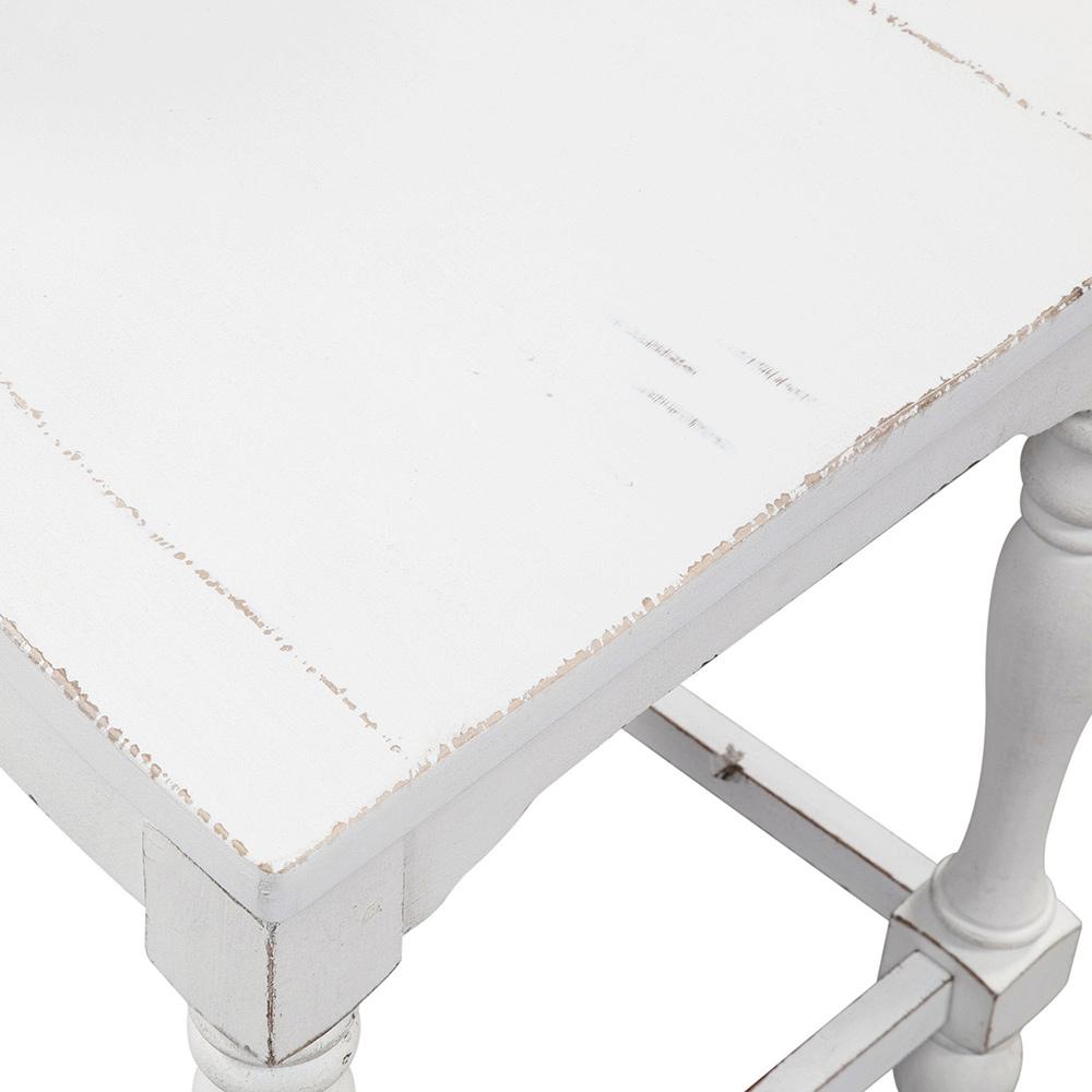 Liberty Furniture - Magnolia Manor Ladder Back Counter Chair  in Antique White & Weathered Bark - 244-B200024 veiw 6