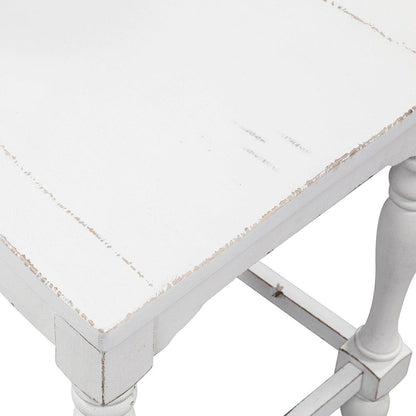 Liberty Furniture - Magnolia Manor Ladder Back Counter Chair  in Antique White & Weathered Bark - 244-B200024 veiw 6