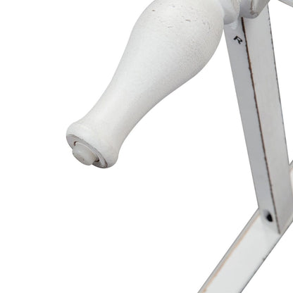 Liberty Furniture - Magnolia Manor Ladder Back Counter Chair  in Antique White & Weathered Bark - 244-B200024 veiw 9