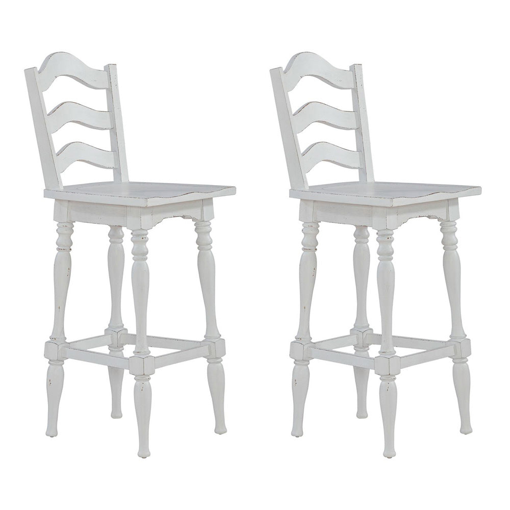 Liberty Furniture - Magnolia Manor Ladderback Swivel Bar Stool - Set of 2 - 244-B200330-2PK view 1