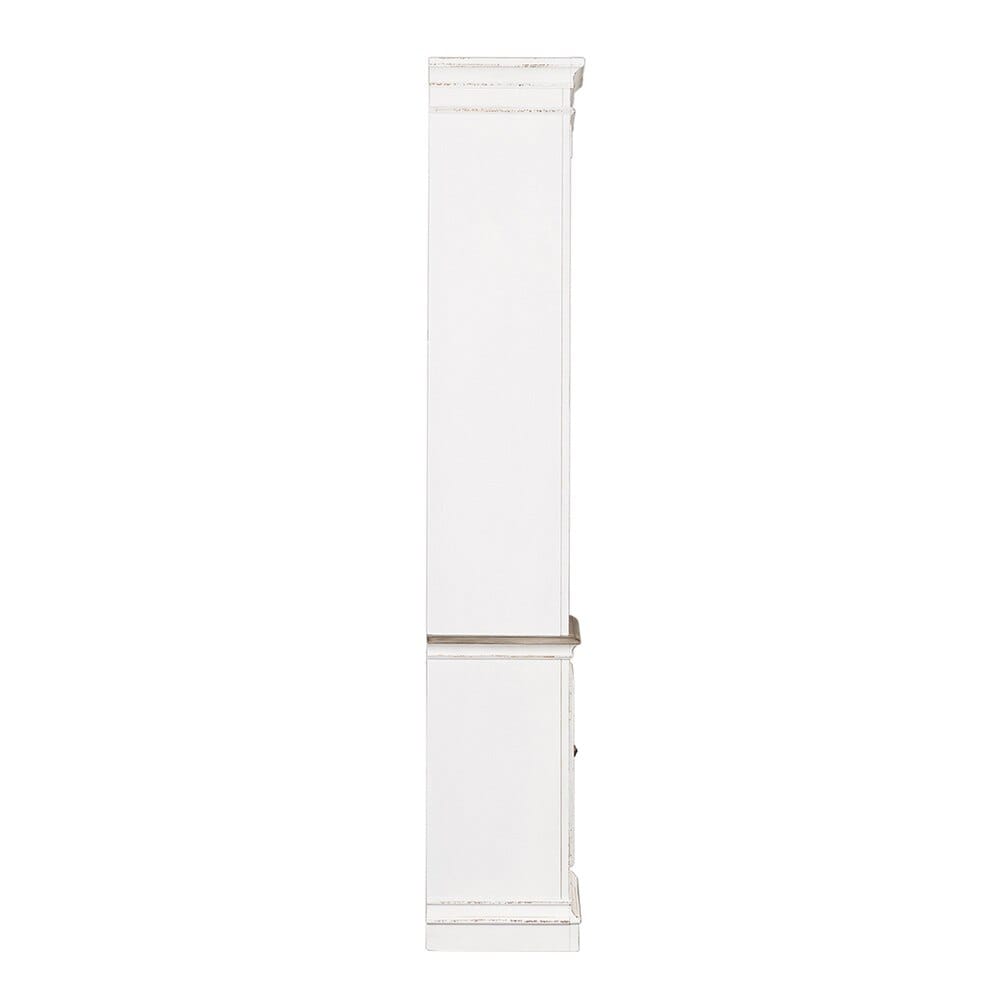Liberty Furniture - Magnolia Manor Left Pier in Antique White & Weathered Bark - 244-EL00 veiw 4