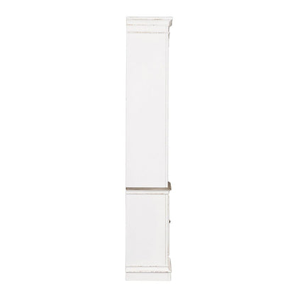 Liberty Furniture - Magnolia Manor Left Pier in Antique White & Weathered Bark - 244-EL00 veiw 4