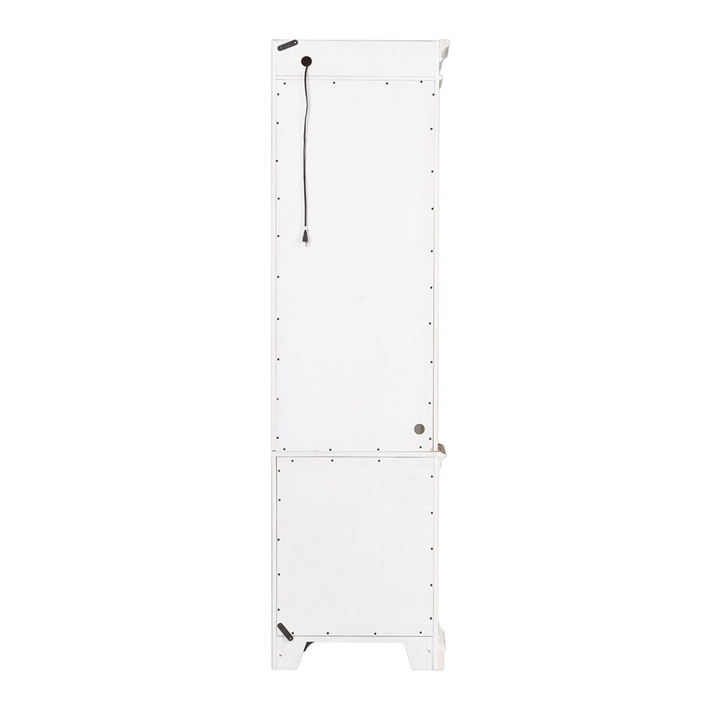 Liberty Furniture - Magnolia Manor Left Pier in Antique White & Weathered Bark - 244-EL00 veiw 5