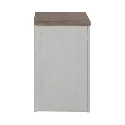 Liberty Furniture - Magnolia Manor Mobile File in Antique White & Weathered Bark - 244-HO145 veiw 7