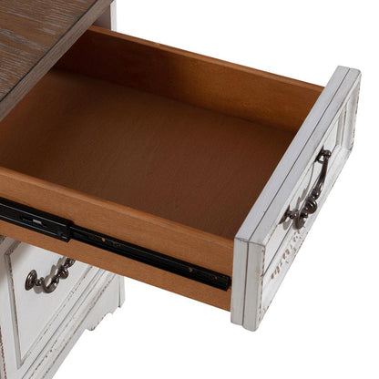 Liberty Furniture - Magnolia Manor Mobile File in Antique White & Weathered Bark - 244-HO145 veiw 11