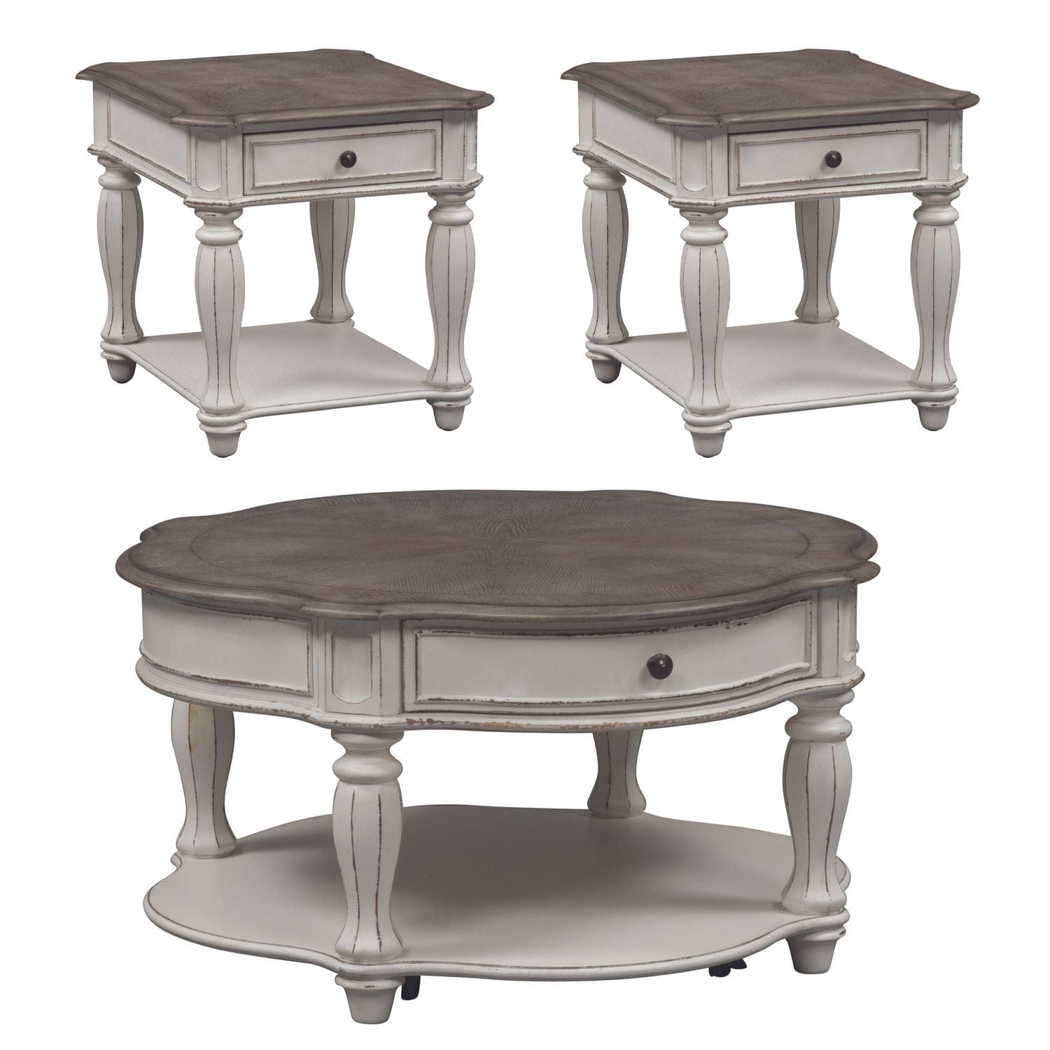 Liberty Furniture - Magnolia Manor 3 Piece Set - 244-OT-O3PCS veiw 1