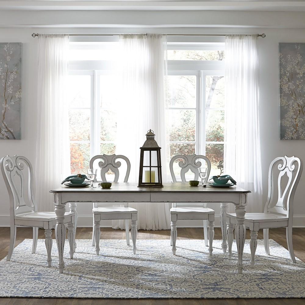 Liberty Furniture - Magnolia Manor 5 Piece Leg Table Set - 244-DR-O5LTS veiw 1
