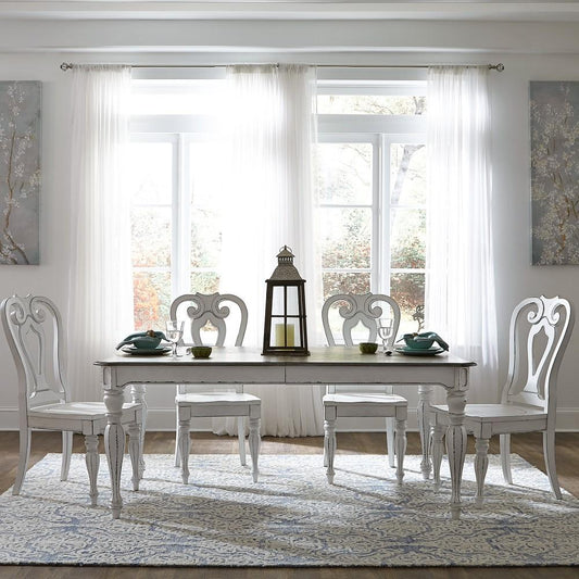 Liberty Furniture - Magnolia Manor 5 Piece Leg Table Set - 244-DR-O5LTS veiw 1