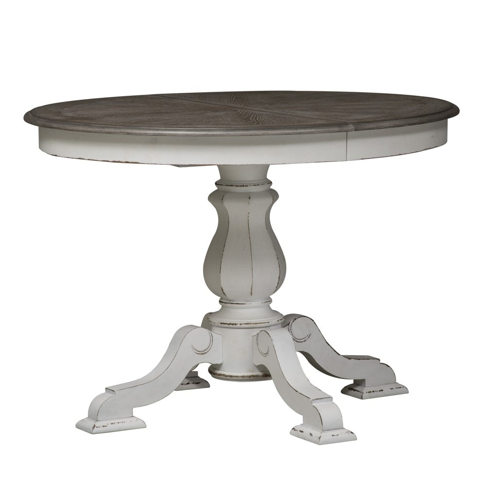 Liberty Furniture - Magnolia Manor 5 Piece Pedestal Table Set - 244-DR-O5PDS veiw 3