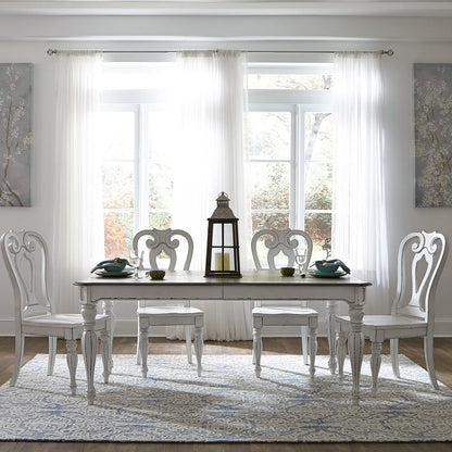 Liberty Furniture - Magnolia Manor 5 Piece Rectangular Table Set - 244-DR-O5RLS veiw 1