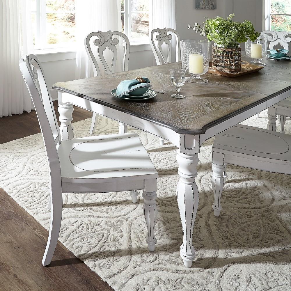 Liberty Furniture - Magnolia Manor 5 Piece Rectangular Table Set - 244-DR-O5RLS veiw 2