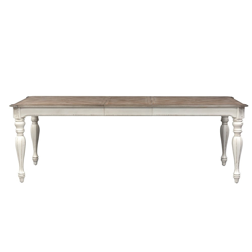 Liberty Furniture - Magnolia Manor 7 Piece Leg Table Set - 244-DR-O7LGS veiw 3