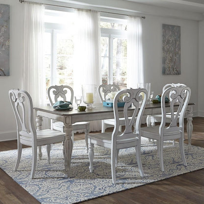 Liberty Furniture - Magnolia Manor 7 Piece Rectangular Table Set - 244-DR-O7RLS veiw 1
