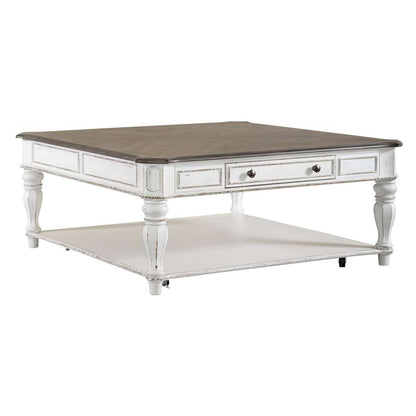 Liberty Furniture - Magnolia Manor Oversized Square Cocktail Table - 244-OT1014 veiw 2