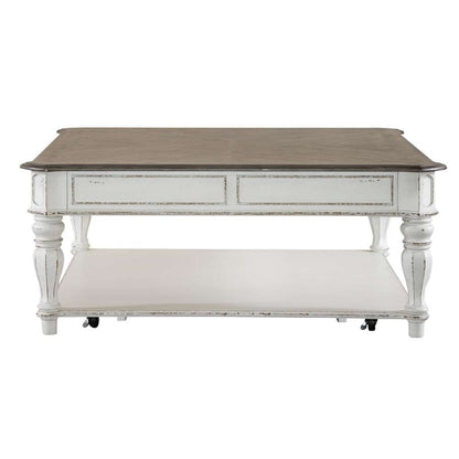 Liberty Furniture - Magnolia Manor Oversized Square Cocktail Table - 244-OT1014 veiw 5