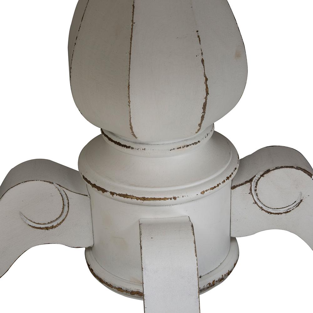 Liberty Furniture - Magnolia Manor Pedestal Table in Antique White & Weathered Bark - 244-DR-PED veiw 3