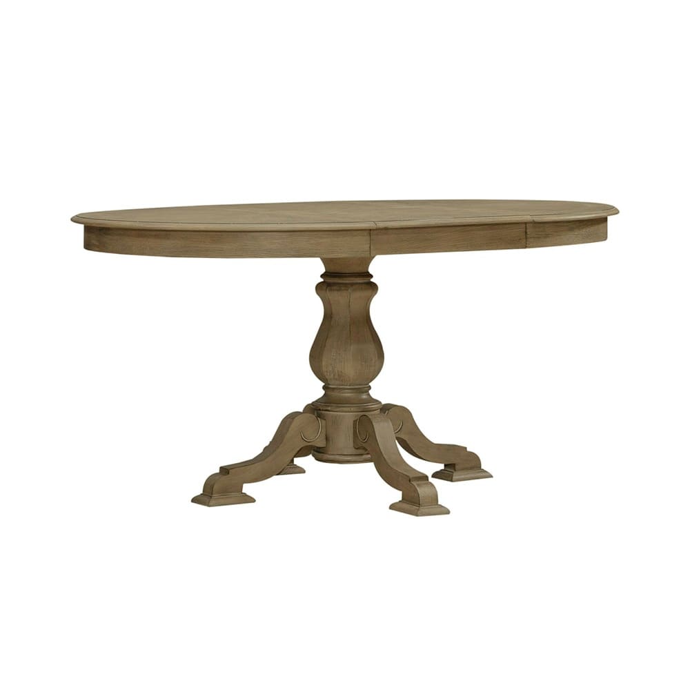 Liberty Furniture - Magnolia Manor Pedestal Table in Weathered Bisque - 244N-DR-PDS veiw 1